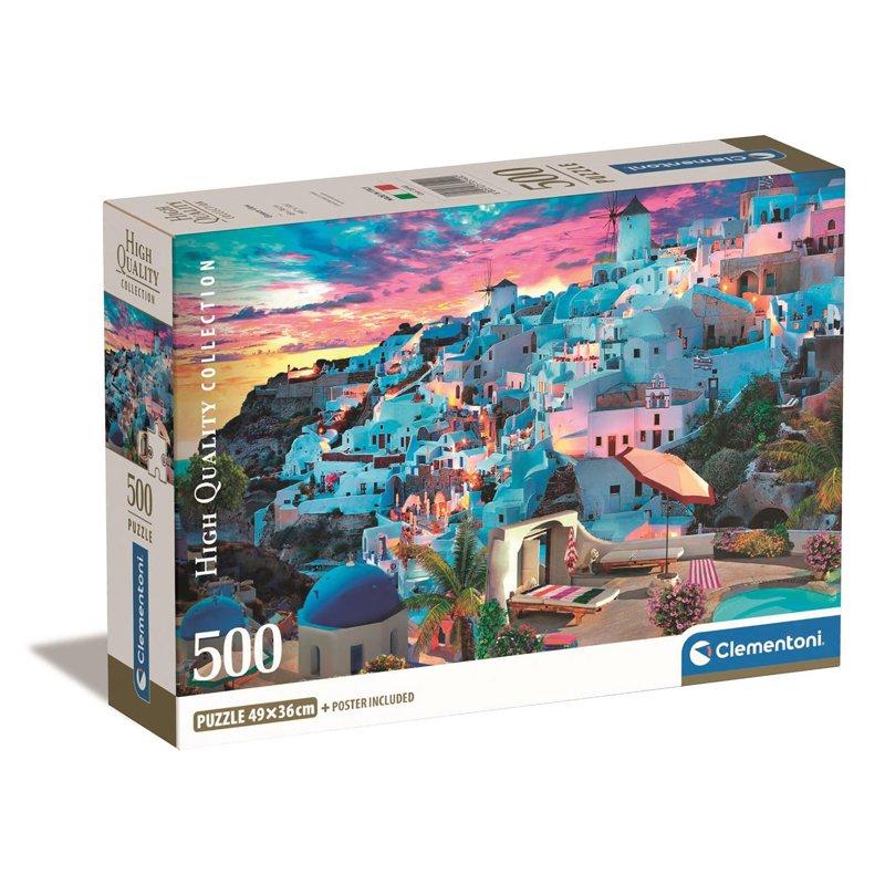 CLEMENTONI Pussel 500 Pcs CB High Quality Collection Greece View