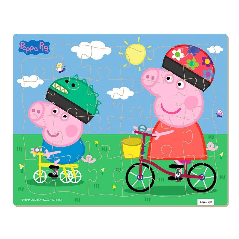 PEPPA PIG Framed Puzzle Bike