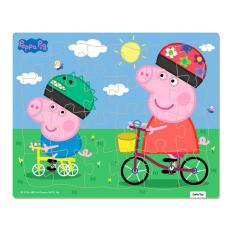 Peppa Pig - PEPPA PIG Framed Puzzle Bike
