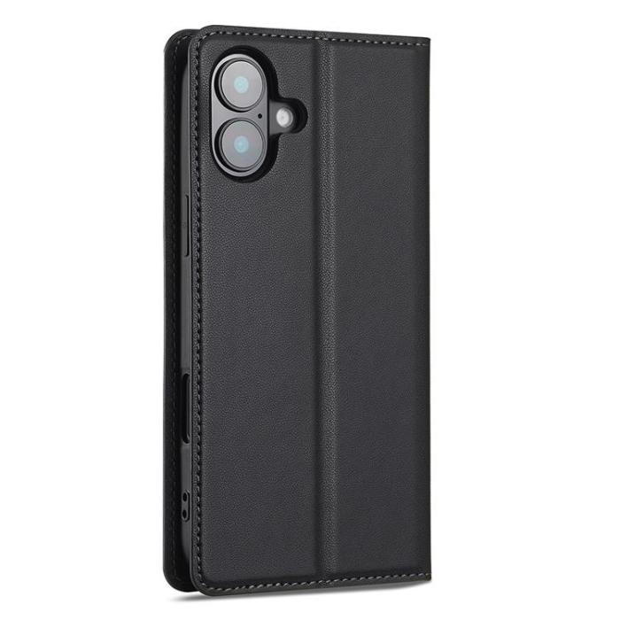 LC.imeeke - LC.IMEEKE iPhone 17 Plånboksfodral PU Läder - Svart