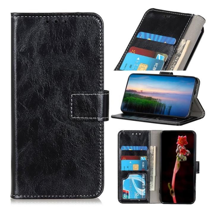 OEM - Plånboksfodral för Samsung Galaxy S26 Plus Konstläder - Svart