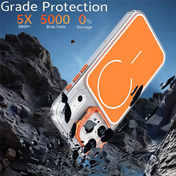 A-One Brand - iPhone 17 Pro Mobilskal MagSafe Lens Kickstand TPU + PC