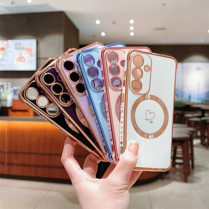 OEM - Mobilskal för Samsung Galaxy S26 Magnetiskt TPU - Mörklila