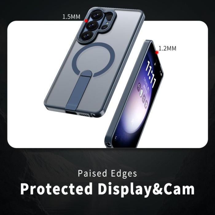 OEM - Mobilskal för Samsung Galaxy S26 Ultra Magnetiskt Kickstand TPU - Blå