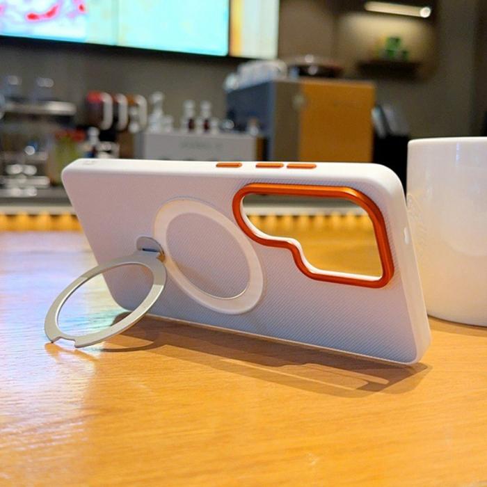 OEM - Mobilskal för Samsung Galaxy S26 Ultra Magnetiskt Kickstand TPU - Grå