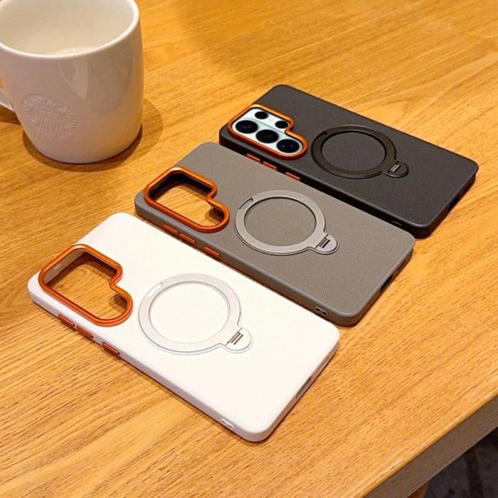 OEM - Mobilskal för Samsung Galaxy S26 Ultra Magnetiskt Kickstand TPU - Grå