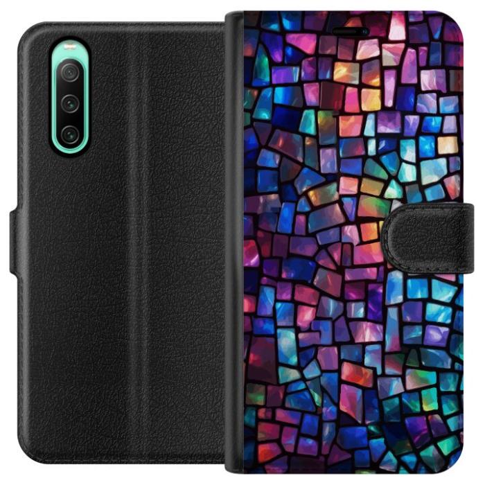 iSecrets - Plånboksfodral till Sony Xperia 10 IV med Disco