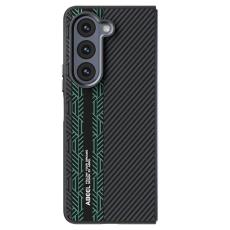 ABEEL - ABEEL Samsung Galaxy Z Fold5 Fodral PC + Aluminium + KonstL&auml;der - Textur 2
