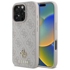 Guess - Guess iPhone 16 Pro Max Mobilskal MagSafe 4G Small Classic Logo - Rosa
