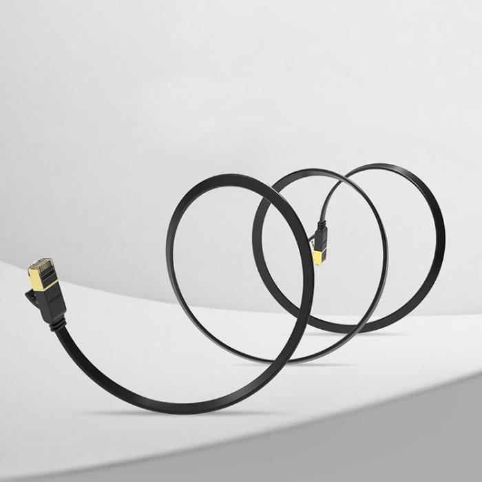 Ugreen - Ugreen Ethernet Kabel U/FTP Cat. 7 0.5m - Svart