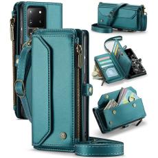 Caseme - CASEME Pl&aring;nboksfodral Konstl&auml;der f&ouml;r Samsung Galaxy S20 Ultra - Gr&ouml;n