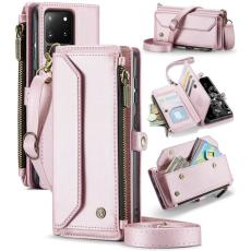 Caseme - CASEME Pl&aring;nboksfodral Konstl&auml;der f&ouml;r Samsung Galaxy S20 Ultra - Rosa