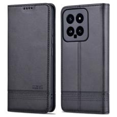 AZNS - AZNS Xiaomi 14 Konstl&auml;der Pl&aring;nboksfodral Anti-Scratch St&auml;ll - Svart