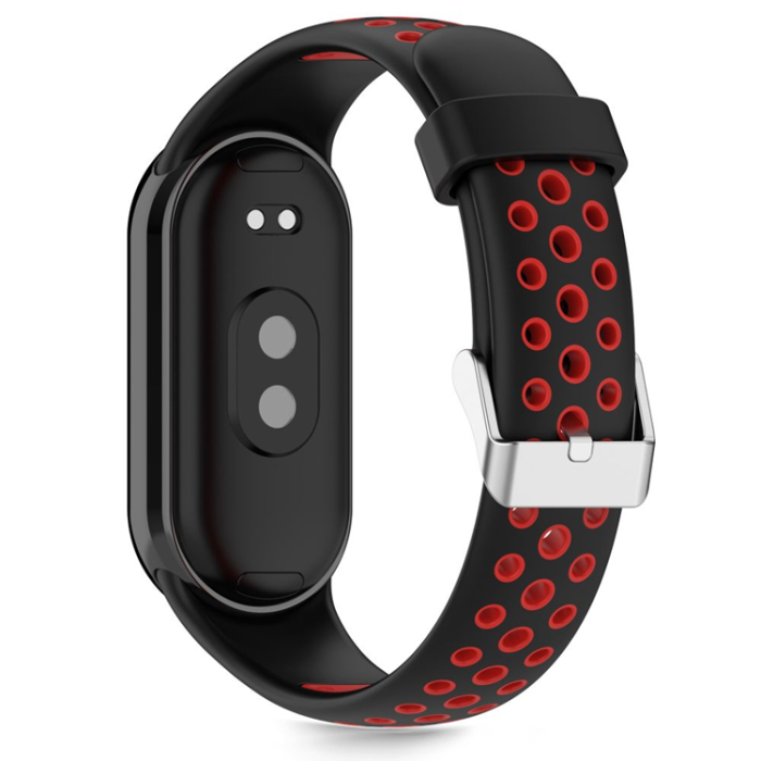 Tech-Protect - Tech-Protect Xiaomi Band 8/9/10/NFC Armband Icon - Svart/Röd
