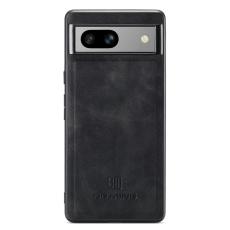 DG.MING - DG.MING Mobilskal till Google Pixel 7a PC TPU PU L&auml;der Svart