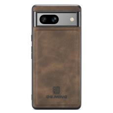 DG.MING - DG.MING Mobilskal till Google Pixel 7a PC+TPU+PU L&auml;der - Brun
