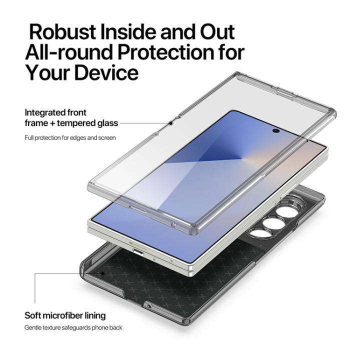 Dux Ducis - Dux Ducis Galaxy Z Fold 7 Mobilskal Stex Star med Härdat Glas