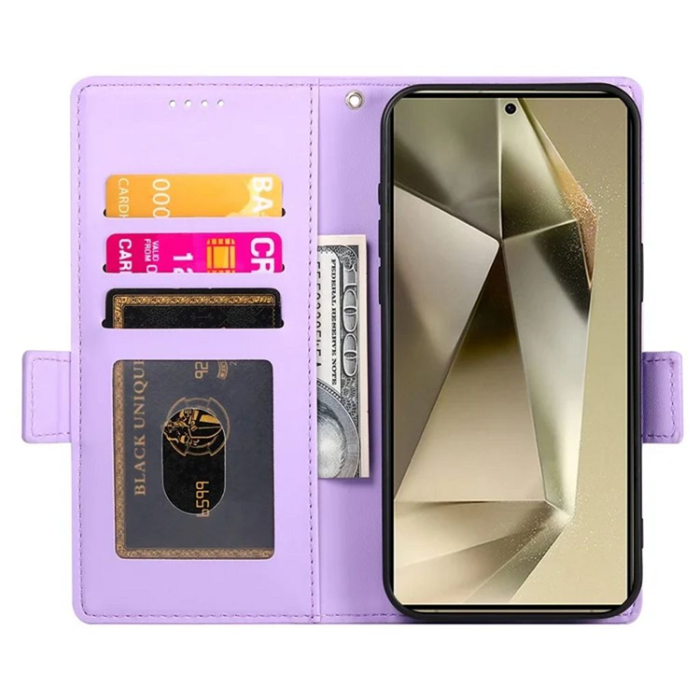 OEM - Galaxy S25 Ultra Plånboksfodral - Lila