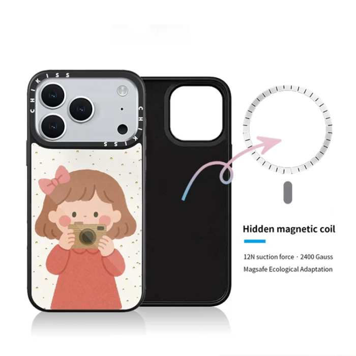 A-One Brand - iPhone 17 Pro Max Mobilskal MagSafe Aluminium Silikon