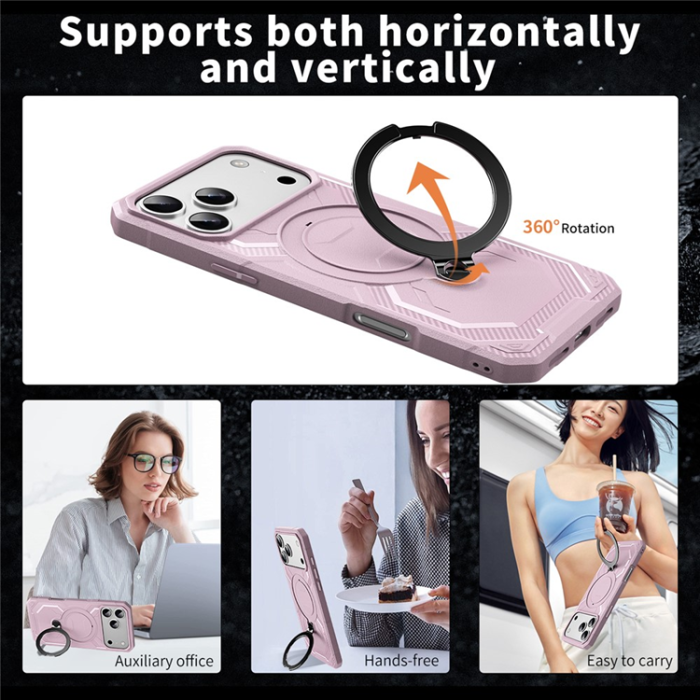 A-One Brand - iPhone 17 Pro Mobilskal MagSafe Kickstand TPU + PC