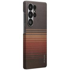 PITAKA - PITAKA Galaxy S25 Ultra Mobilskal MagSafe Moonrise Tactile Woven - Sunset