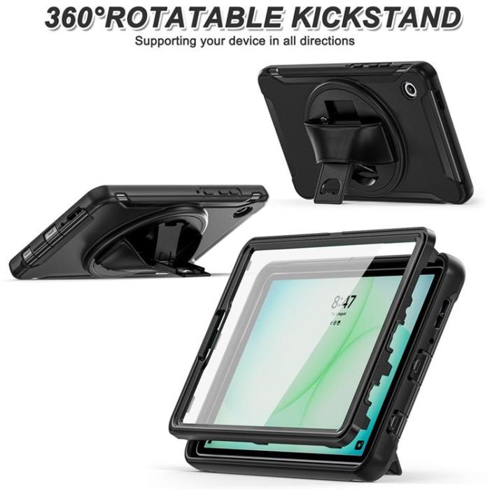 A-One Brand - Galaxy Tab A11 Skal Rotary Kickstand med Handrem