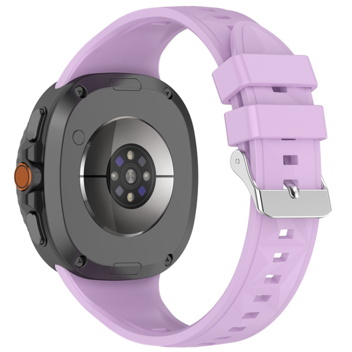 A-One Brand - Galaxy Watch 8/8 Classic (40/44/46mm) Armband Textured - Ljuslila