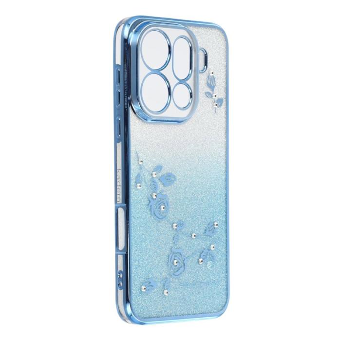 KADEM - KADEM Mobilskal till Oppo Find X9 Pro 5G Plast Blommönster - Blå