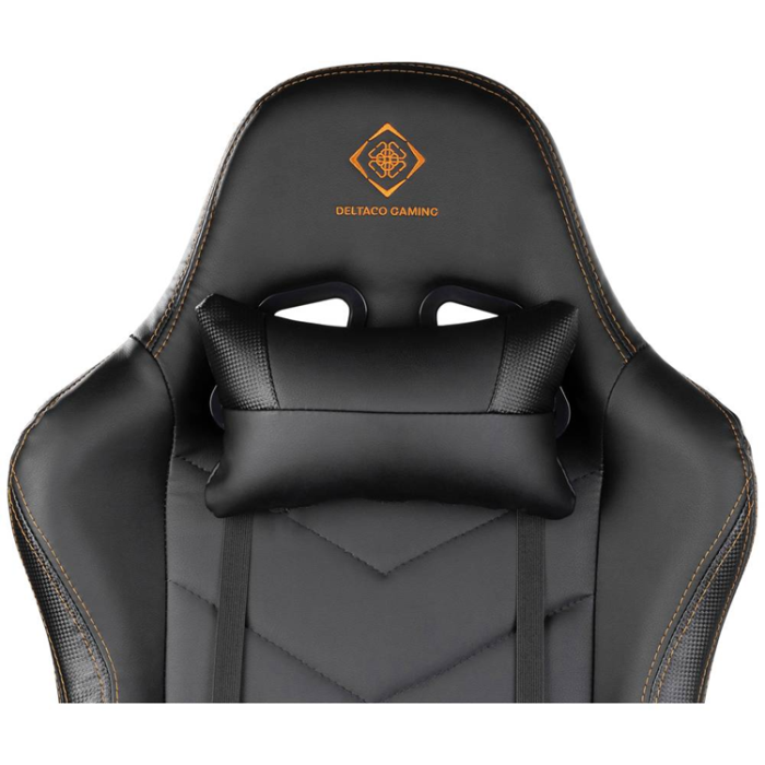 Deltaco - DELTACO GAMING Gamingstol i Konstläder DC310 - Svart/Orange