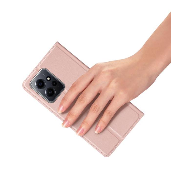 Dux Ducis - Dux Duxis Xiaomi Redmi Note 12 Pro Plånboksfodral Skin Pro - Rosa