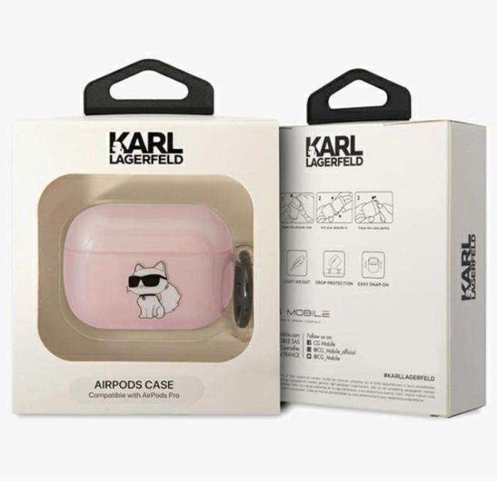 KARL LAGERFELD - KARL LAGERFELD AirPods Pro Skal Ikonik Choupette - Rosa