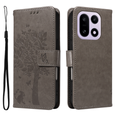 A-One Brand - OnePlus 15 5G Pl&aring;nboksfodral Cat Tree Pattern L&auml;der
