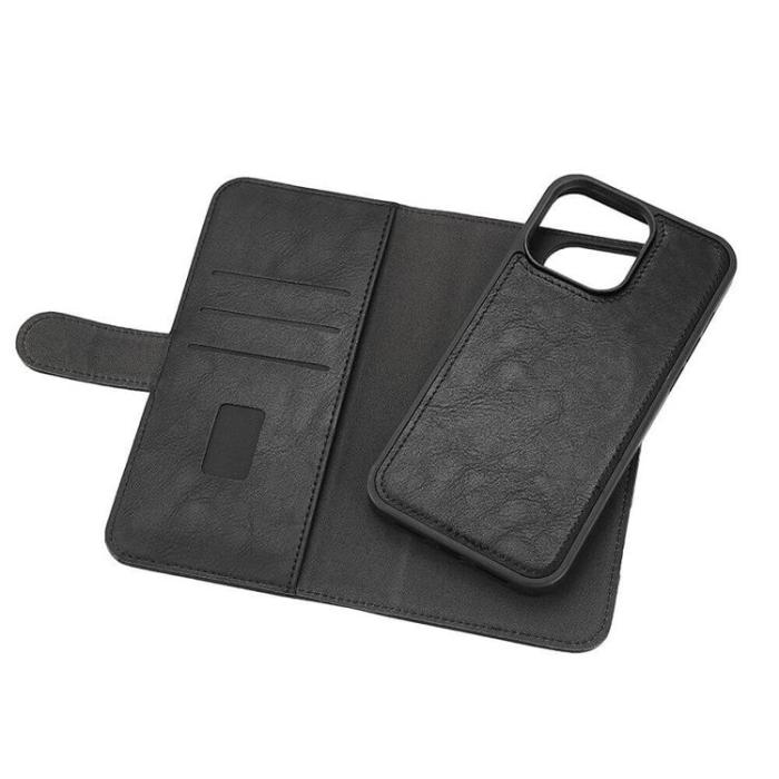 GEAR - Gear iPhone 15 Pro Plånboksfodral Magsafe 7 Slots - Svart