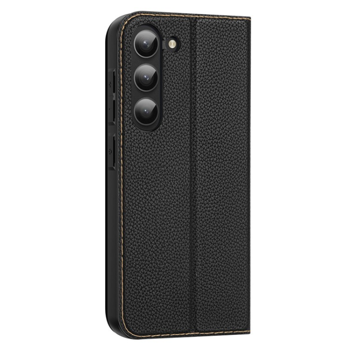 Dux Ducis - Dux Ducis Galaxy S23 Plånboksfodral Skin X2 Magnetic - Svart