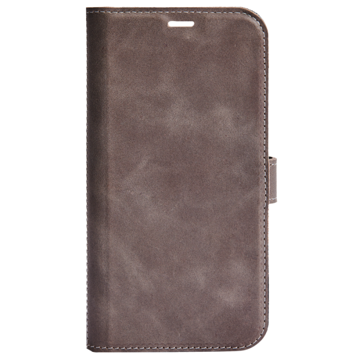 UTGATT1 - Essentials iPhone 13 Pro Plånboksfodral Äkta Läder Detachable