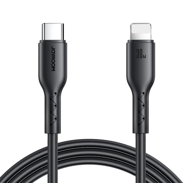 Joyroom - Joyroom USB-C till Lightning kabel Flash-Charge 1m - Svart
