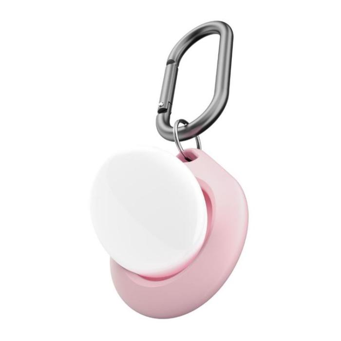 KeyBudz - Keybudz 4-Pack Secure Dock För AirTag - Rosa