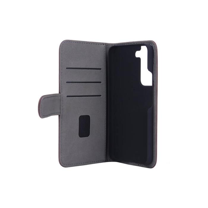 UTGATT1 - GEAR Nubuck PU Mobilfodral Galaxy S22 - Brun