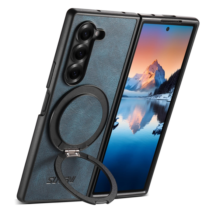 SUTENI - SUTENI Galaxy Z Fold 7 Mobilskal MagSafe G3 Waxy - Blå