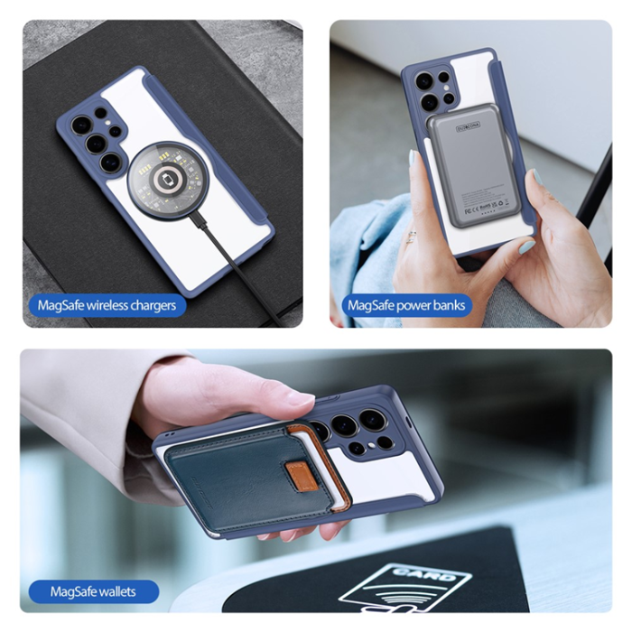 Dux Ducis - Dux Ducis Galaxy S25 Ultra Plånboksfodral MagSafe Skin X Pro