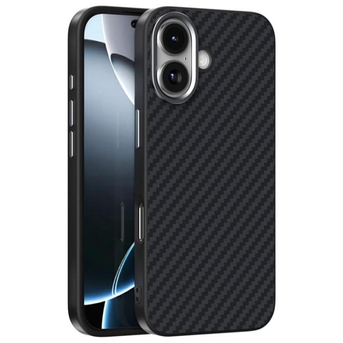 ABEEL - ABEEL iPhone 17 Mobilskal MagSafe Carbon Fiber - Svart