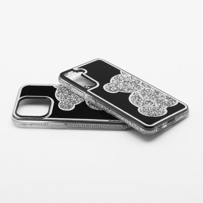 OEM - iPhone 16 Plus Mobilskal Teddy Bear - Silver
