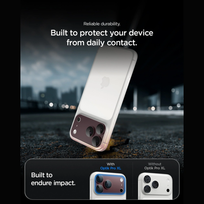 Spigen - Spigen Härdat Glas Kameralinsskydd För iPhone 18 Pro Max EZ Fit Optik Pro XL