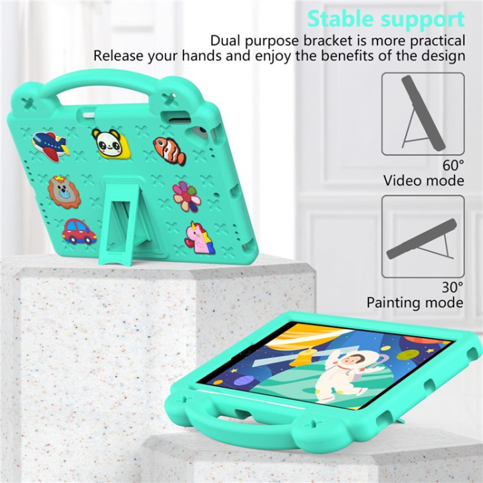 A-One Brand - iPad 10.2 (2021/2019/2020) Skal EVA Kickstand Shockproof - Grön