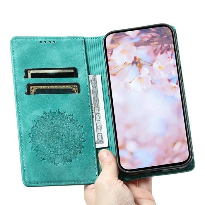 OEM - Samsung Galaxy S26 Plånboksfodral Magnetisk Stängning Konstläder Mintgrön