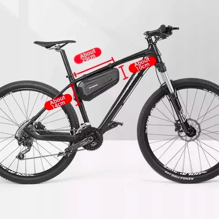 Rockbros - Rockbros Cykelväska Vattentät För Ram B67 - Svart