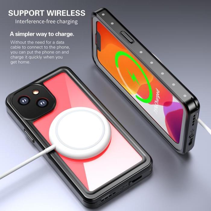 UTGATT1 - Redpepper Vattentätt Magsafe Skal iPhone 13 mini - Grå