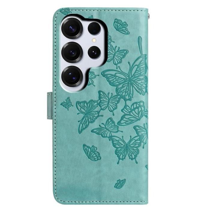 OEM - Samsung Galaxy S26 Ultra Plånboksfodral Flip Konstläder - Grön