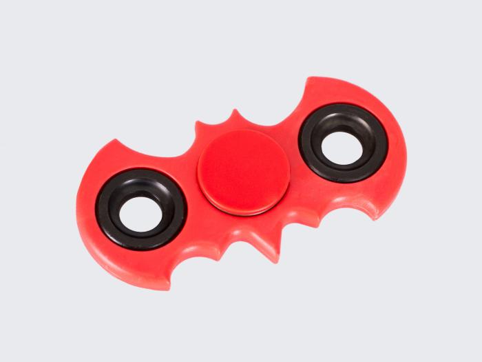 UTGATT5 - Fidget Spinner Fladdermus - Röd
