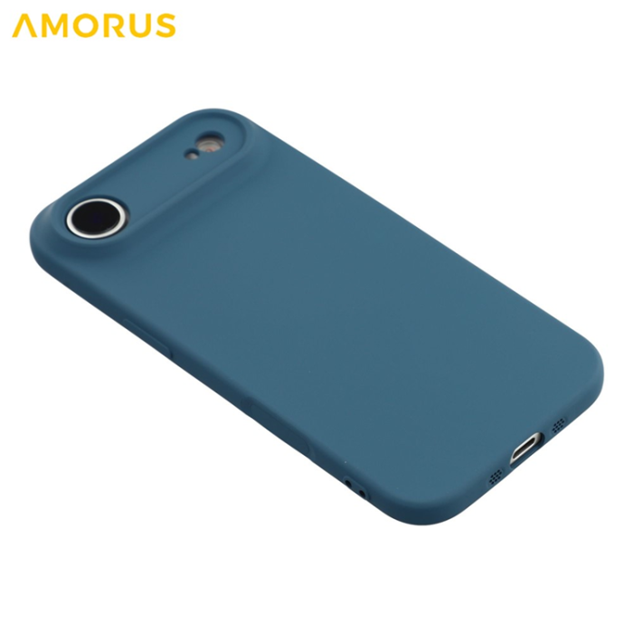 Amorus - AMORUS iPhone Air Mobilskal Precise Cutouts TPU Fiber - Sapphire